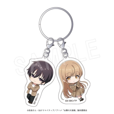 【グッズ-キーホルダー】お隣の天使様にいつの間にか駄目人間にされていた件2 2連アクリルキーホルダー ペアルックver.