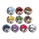 【グッズ-バッチ】黒子のバスケ トレーディング缶バッジ(ミニキャラ) 応援団ver.の画像