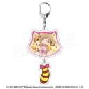【グッズ-キーホルダー】アイドルマスター シンデレラガールズ × ラスカル しっぽ付き2連アクリルキーホルダー 佐藤 心の画像