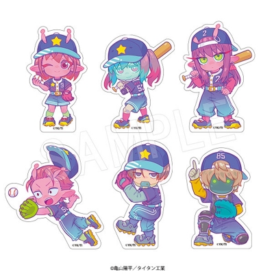 【グッズ-ステッカー】銀河特急 ミルキー☆サブウェイ ステッカーセット Baseball ver.
