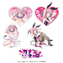 【グッズ-ステッカー】TVアニメ「カナン様はあくまでチョロい」 ステッカーセット(5枚入り) 白猫&バニーガールver.の画像