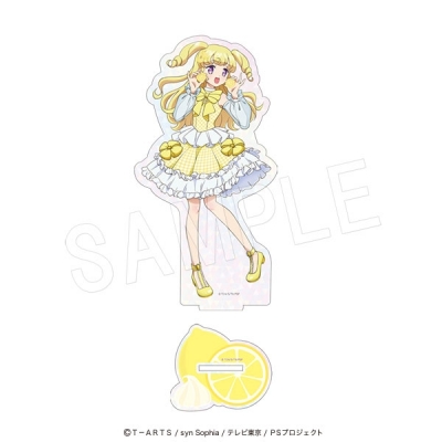 【グッズ-スタンドポップ】プリティーシリーズ ホロアクリルフィギュアスタンド Fruits gingham ver. 夢川ゆい