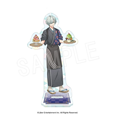 【グッズ-スタンドポップ】A3! ホロアクリルフィギュアスタンド 和風カフェver. 御影 密