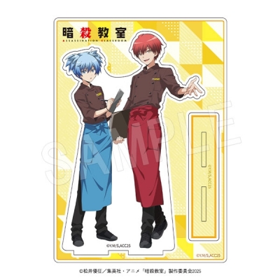 【グッズ-スタンドポップ】アニメ『暗殺教室』 BIGペアアクリルスタンド 100時間カレーコラボver. 店員