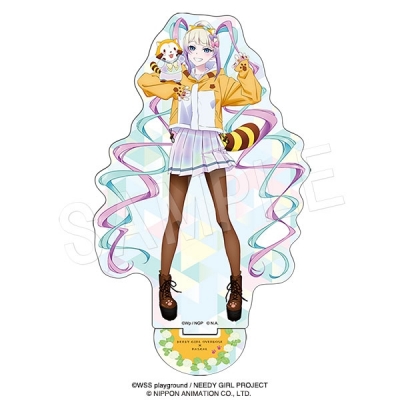 【グッズ-スタンドポップ】NEEDY GIRL OVERDOSE × ラスカル ホロアクリルフィギュアスタンド 衣装チェンジver. 超てんちゃん&ラスカル