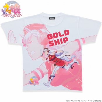 グッズ-Tシャツ】ウマ娘 プリティ―ダービー フルパネルTシャツ ウマ娘 公式BIGサイズTシャツ ゴールドシップ