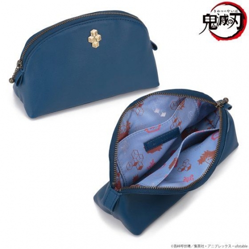 グッズ ポーチ 鬼滅の刃 レザーポーチ 義勇 アニメイト