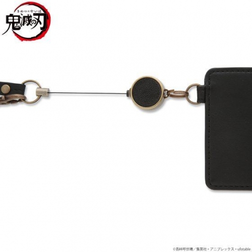 グッズ パスケース 鬼滅の刃 レザーリール付きパスケース 禰豆子 アニメイト