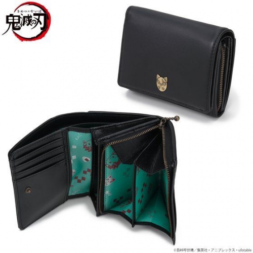 グッズ 財布 鬼滅の刃 レザー二つ折り財布 炭治郎 アニメイト