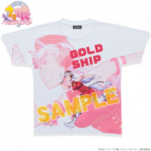 グッズ Tシャツ ウマ娘 プリティ ダービー フルパネルtシャツ ゴールドシップ Xl 再販 アニメイト