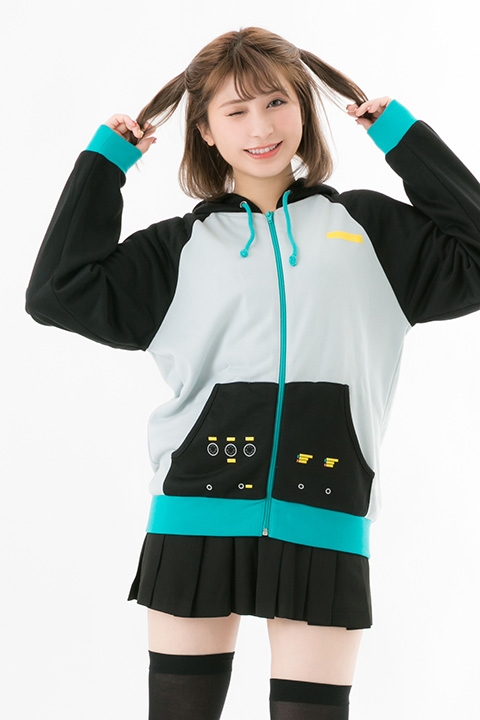 グッズ ジャンパー コート 初音ミク イメージパーカー 初音ミク メンズフリー アニメイト