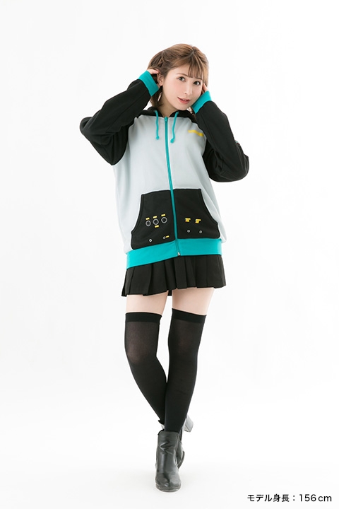 グッズ ジャンパー コート 初音ミク イメージパーカー 初音ミク メンズフリー アニメイト