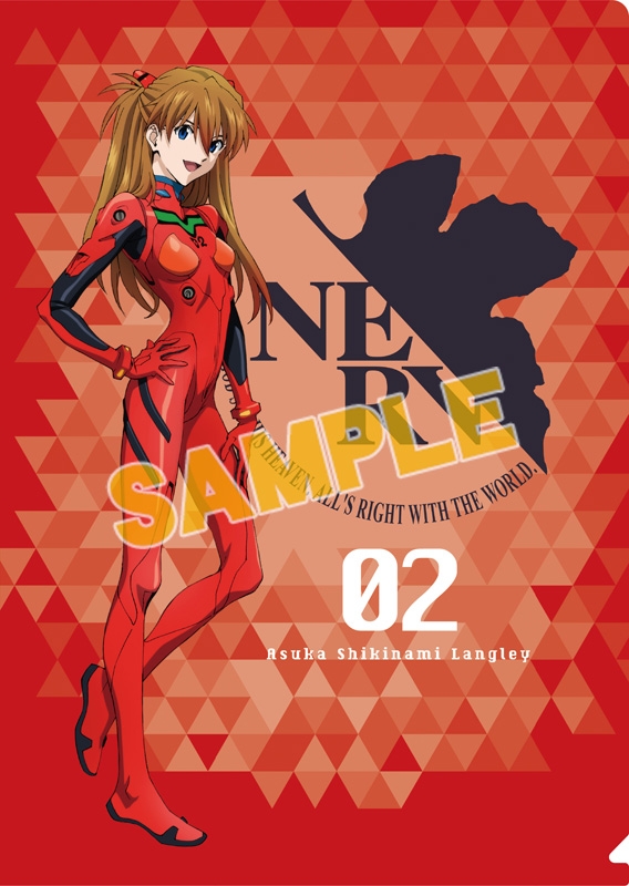 グッズ クリアファイル ヱヴァンゲリヲン新劇場版 新劇場版 クリアファイル アスカ プラグスーツ 19 アニメイト