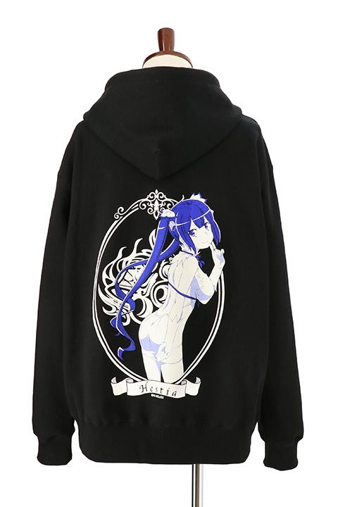 グッズ ジャンパー コート ダンジョンに出会いを求めるのは間違っているだろうか キャラプリントパーカー ヘスティア アニメイト
