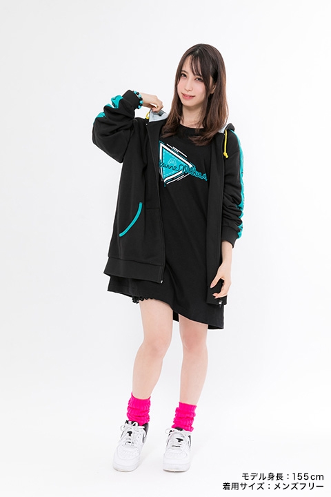 グッズ ジャンパー コート 初音ミク ジップアップパーカー メンズフリー アニメイト
