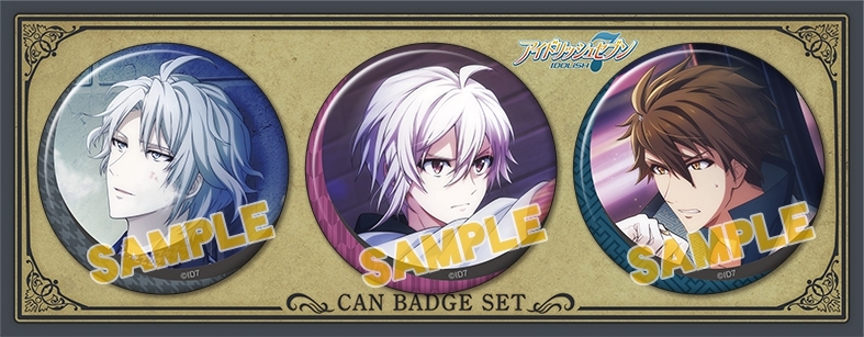 【グッズ-バッチ】アイドリッシュセブン 缶バッジセット/楽＆天＆龍之介 Crescent rise