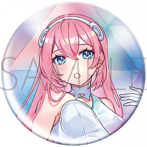 グッズ-バッチ】初音ミクシリーズ ホログラム缶バッジ/巡音ルカ 