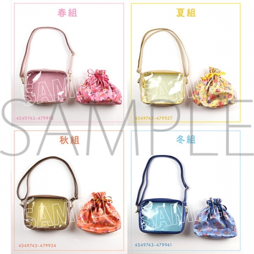 グッズ バック A3 巾着付きクリアショルダーバッグ 秋組 アニメイト