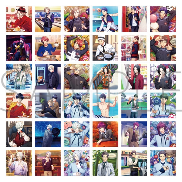 【グッズ-ブロマイド】A3! ましコレ スクエアフォトコレクション/Vol.2 秋組＆冬組