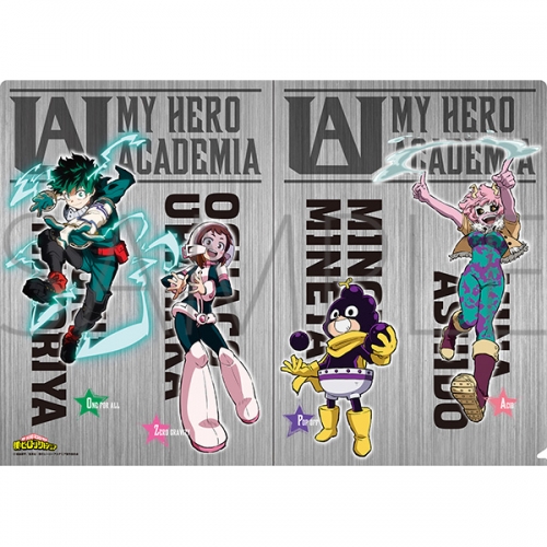 グッズ クリアファイル 僕のヒーローアカデミア クリアファイル 5班 アニメイト