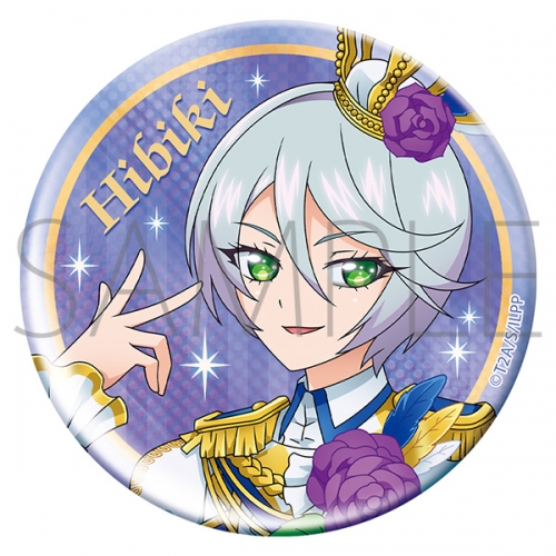 グッズ-バッチ】アイドルランドプリパラ ホログラム缶バッジ/紫京院  