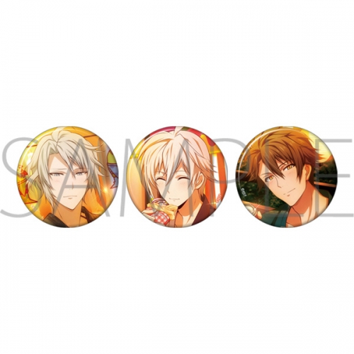 グッズ-バッチ】アイドリッシュセブン 缶バッジセット/夏のデート対決  