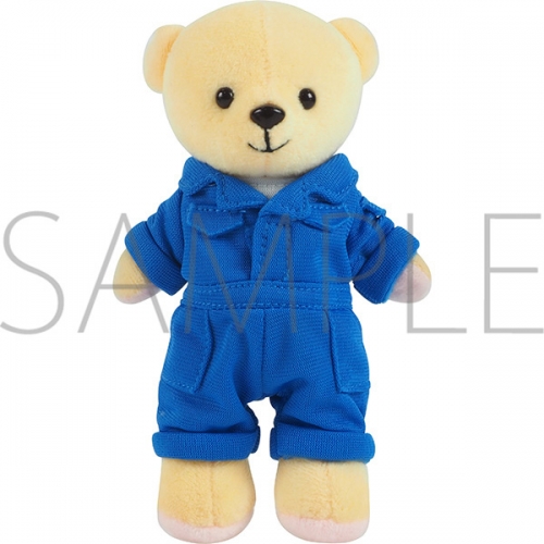 グッズ コスプレアクセサリー くまめいと つなぎ 青 ぬいぐるみ用衣装 アニメイト