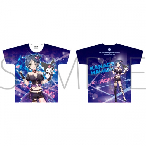 グッズ ｔシャツ アイドルマスター シンデレラガールズ フルグラフィックtシャツ サンリオキャラクターズ 速水奏 Mサイズ アニメイト