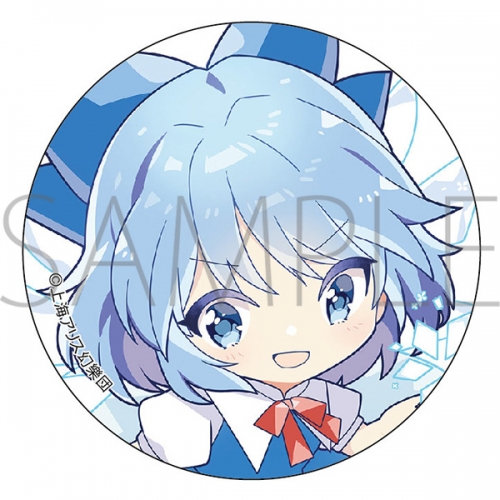 グッズ バッチ 東方project ぷに缶バッジ チルノ アニメイト
