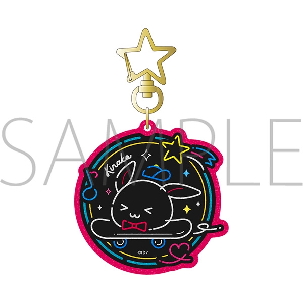 グッズ キーホルダー アイドリッシュセブン ネオンアクリルキーホルダー シティポップ風 きなこ アニメイト