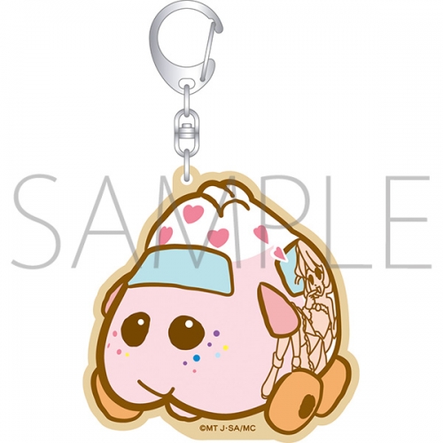 グッズ キーホルダー Pui Pui モルカー 木製キーホルダー 痛車アビー アニメイト