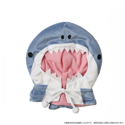 グッズ マスコット ノンキャラオリジナル よりぬいのポンチョ さめ アニメイト