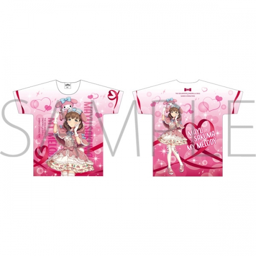 グッズ ｔシャツ アイドルマスター シンデレラガールズ フルグラフィックtシャツ サンリオキャラクターズ 佐久間まゆ M アニメイト