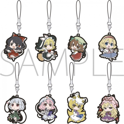 グッズ ストラップ 東方project ラバーストラップコレクション デフォルメ アニメイト