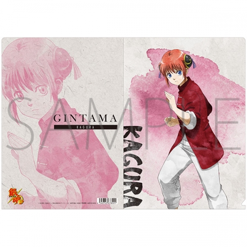 グッズ クリアファイル 銀魂 クリアファイル 神楽 かぶき町四天王篇 アニメイト