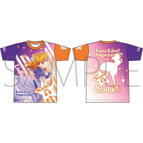 グッズ ｔシャツ ラブライブ スーパースター フルグラフィックtシャツ 澁谷かのん ノンフィクション アニメイト