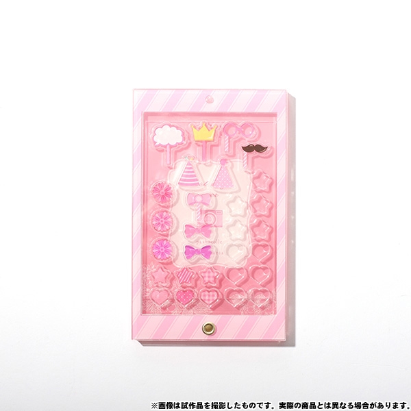 【グッズ-スタンドポップ】ノンキャラオリジナル ぱしゃこれカスタマニア/ストライプ ピンク