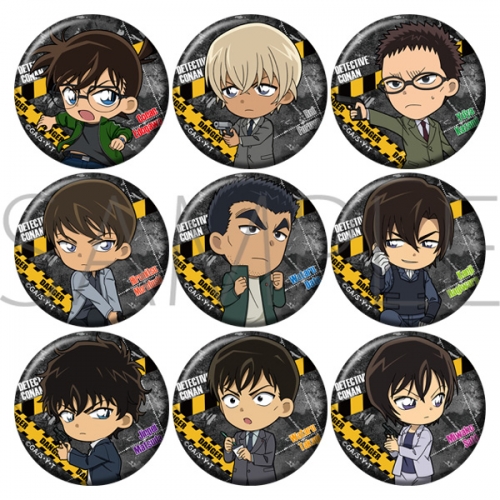 グッズ バッチ 名探偵コナン キャラバッジコレクション 警察 アニメイト