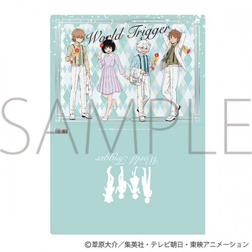 グッズ クリアファイル ワールドトリガー クリアファイル 空閑遊真 雨取千佳 緑川駿 絵馬ユズル アニメイト