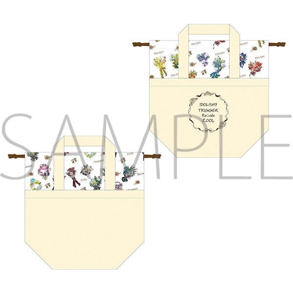 【グッズ-バッグ】アイドリッシュセブン 巾着トート/ブーケ　