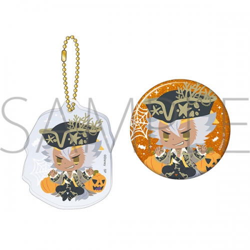 グッズ セットもの ディズニー ツイステッドワンダーランド アクリルキーホルダー 缶バッジセット Halloween Ver 22 ジャック ハウル アニメイト