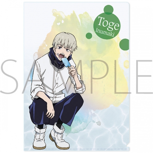 グッズ クリアファイル 呪術廻戦 クリアファイル 狗巻 棘 アイスシリーズ 描き下ろし アニメイト