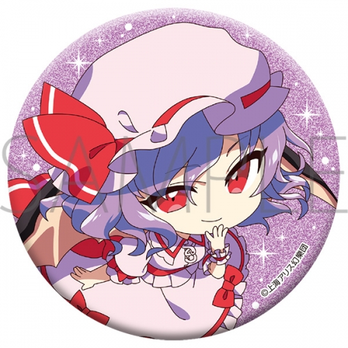 グッズ-バッチ】東方Project グリッター缶バッジ/レミリア 