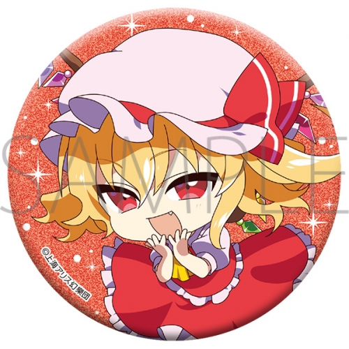 グッズ-バッチ】東方Project グリッター缶バッジ/フランドール 