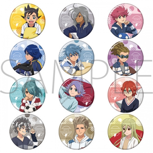 グッズ バッチ イナズマイレブン キャラバッジコレクション ルームウェア アニメイト