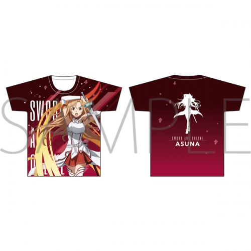 グッズ ｔシャツ ソードアート オンライン フルグラフィックtシャツ B アスナ アニメイト