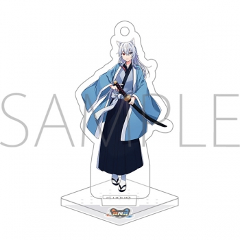 グッズ-スタンドポップ】カラフルピーチ アクリルスタンドキーホルダー 