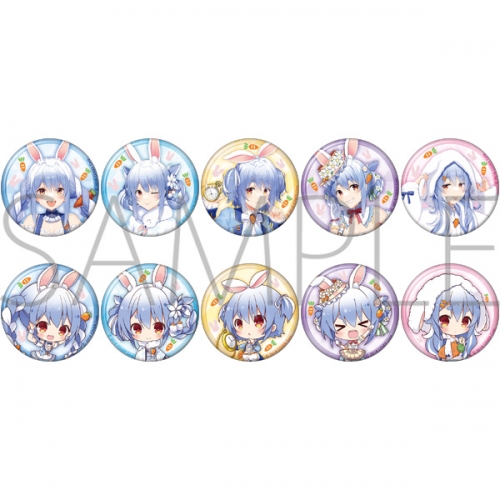グッズ-バッチ】ホロライブ キャラバッジコレクション/兎田ぺこら 