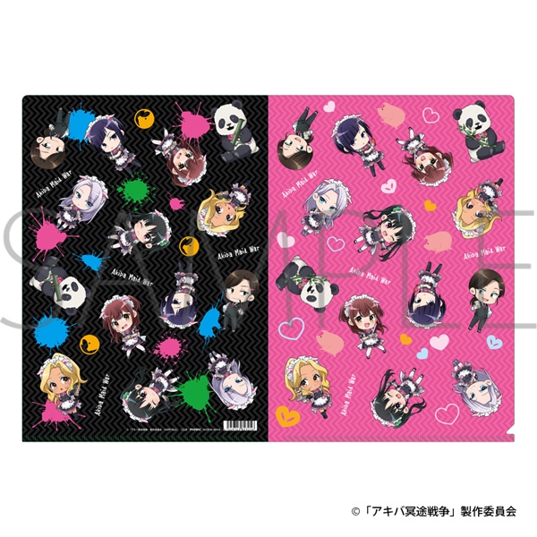 【グッズ-クリアファイル】アキバ冥途戦争 クリアファイル/デフォルメイラスト