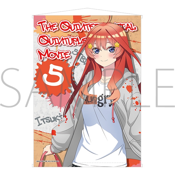 【グッズ-タペストリー】映画 五等分の花嫁 【Space A la mode】B2タペストリー/中野五月